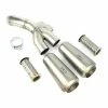Best Pirce ✨ Silencers Unit Garage Double Titanium Low Muffler With Visible Welding ⌛ -Unit Garage-shop unitgarage 1631tits 1