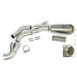 Wholesale 🌟 Silencers Unit Garage 1-2-1 Titanium End Cap Grill Silencer 21 💯
