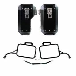 Budget 🥰 Unit Garage Atlas Tuareg 660 Side Cases Kit Black 😍