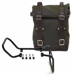 Outlet 😀 Side Cases Unit Garage Canvas+frame Husqvarna Vit 701 Green ⌛