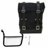 Hot Sale 👍 Side Cases Unit Garage Canvas+frame Sx Triumph Scrambler Black ⌛ -Unit Garage-shop unitgarage canvas triumphscrambler nero