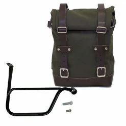 Discount 🛒 Side Cases Unit Garage Canvas+frame Dx Triumph Speed Twin Green ❤️