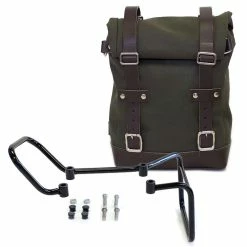 Promo ✔️ Side Cases Unit Garage Canvas+subframe Husqvarna 401 Green 🤩