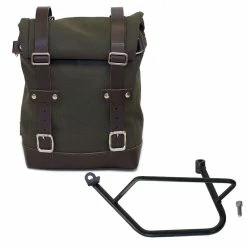 Brand new 🛒 Side Cases Unit Garage Canvas+side Sx Kawasaki Z900rs Green 👍