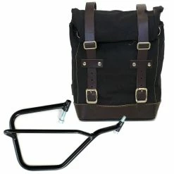 Best Pirce 🧨 Side Cases Unit Garage Canvas Bag+dx Frame Black Brown 🎉