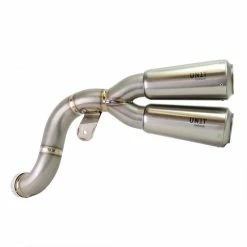 Cheapest 😍 Silencers Unit Garage Titanium Ce Double High Pipe Nine-t 🔔